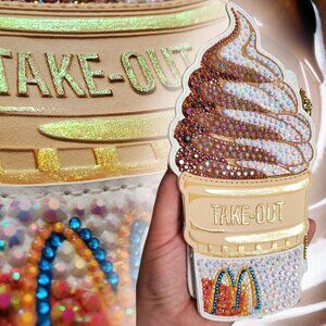 Loungefly McDonald's Rhinestone Customized Ice Cream Soft Serve Wallet